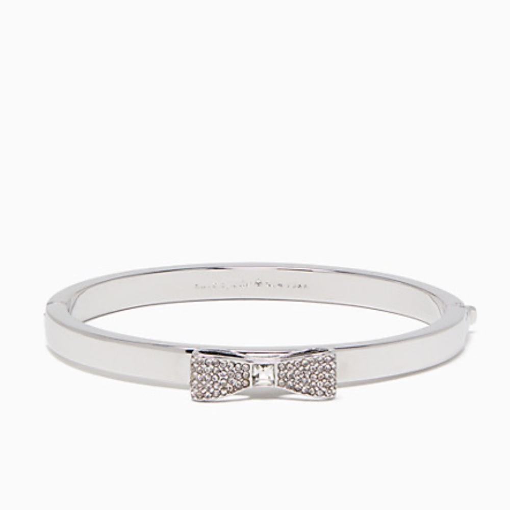 Kate Spade Bow Pave Bracelet & Stud Earrings set - Picture 3 of 11